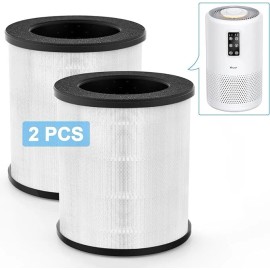 VEWIOR 2PCS Air Purifier A2N Replacement Filter VEWIOR H13 HEPA Air Cleaner Filter NEW