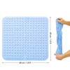 Shower Mat, Non-Slip Square Bath Mat, 48 x 48 cm,