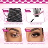 FADLASH Lash Clusters 60D+80D DIY Eyelash Clusters 2 Thicknesses of