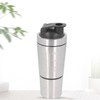 Shaker Bottle 800ml Stainless Steel with Whisk Portable Protein Shaker