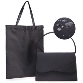 NAACCI Formal Bags for Women, Ceremonial Occasions, Weddings, School Entrance Ceremonies, Women's, Funeral, Women's Bags, Party Bags, Set of 2 black