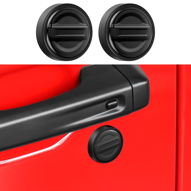 smnuxwm 2PCS Strong Magnet Keyhole Covers for Jeep Wrangler JL