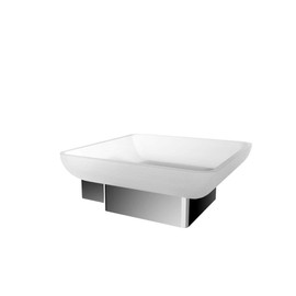 ICO Bath V351 Volkano Cinder Series Wall Mounted Soap Dish - Chrome