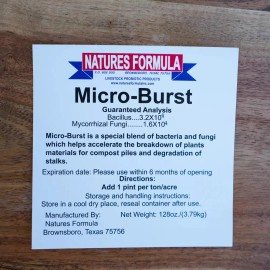 Nature's Formula Microburst Accelerate Residue Breakdown in Soil 1 Gallon