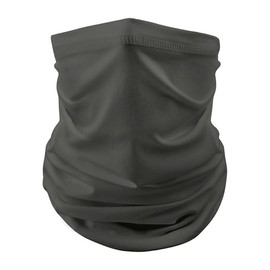 Generic Adult Neck Gaiter Face Mask for Men Women Outdoor Breathable Hiking Sports Sunblock ice silk Bandana Bib, Medium, Dark Grey-1