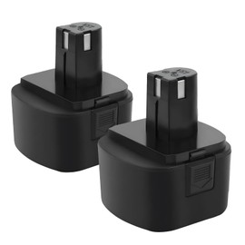 2-Pack Replacement Lincoln Battery, 12V 4000mAh Ni-MH, Rechargeable Battery with Higher Safety & Longer Runtime - Compatible with Lincoln LIN-1200, LIN-1201, LIN-1240, LIN-1242, LIN-1244 Grease Guns