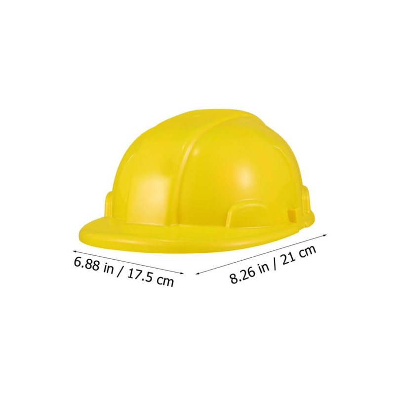 2Pcs Construction Party Hats Hard Hats for Dress Up for