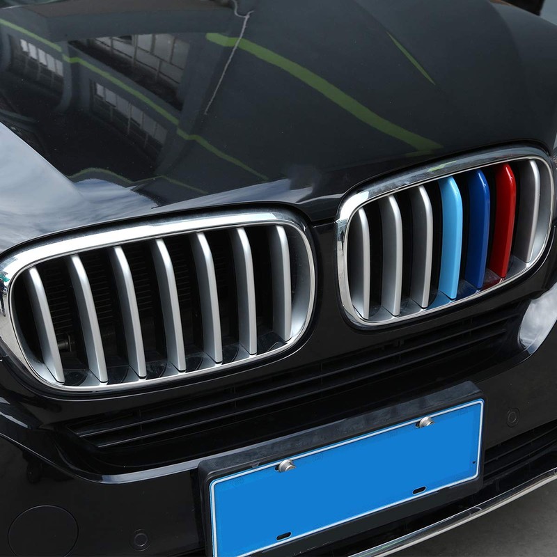 14pcs/set ABS Matte Front Grill Sequins Frame Cover Trim For