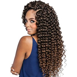 (6 PACK) Afri Naptural Caribbean Crochet Braid - CBP05 WATER FALL 18" (2)