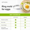 Egg Rings for Frying Eggs for Breakfast - Round Egg