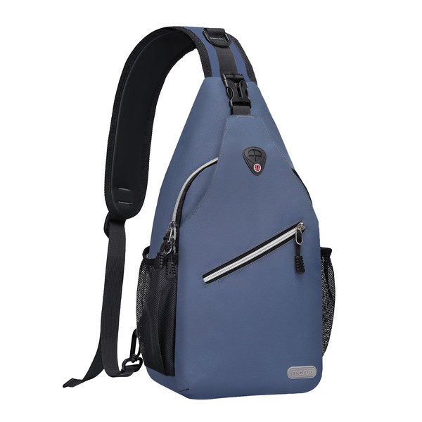 MOSISO Sling Mochila, Multiusos Crossbody Bolso Bandolera Mochila de Senderismo