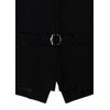 Arbe AS8064-10 Women's Black Collarless Formal Cafe Bar Vest Women's