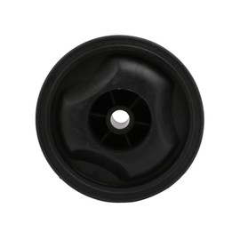 QUARKZMAN 115 x 42mm Luftkompressor Rad x 1Stk Plastik für Luftkompressor und Gerätewagen [Schwarz]
