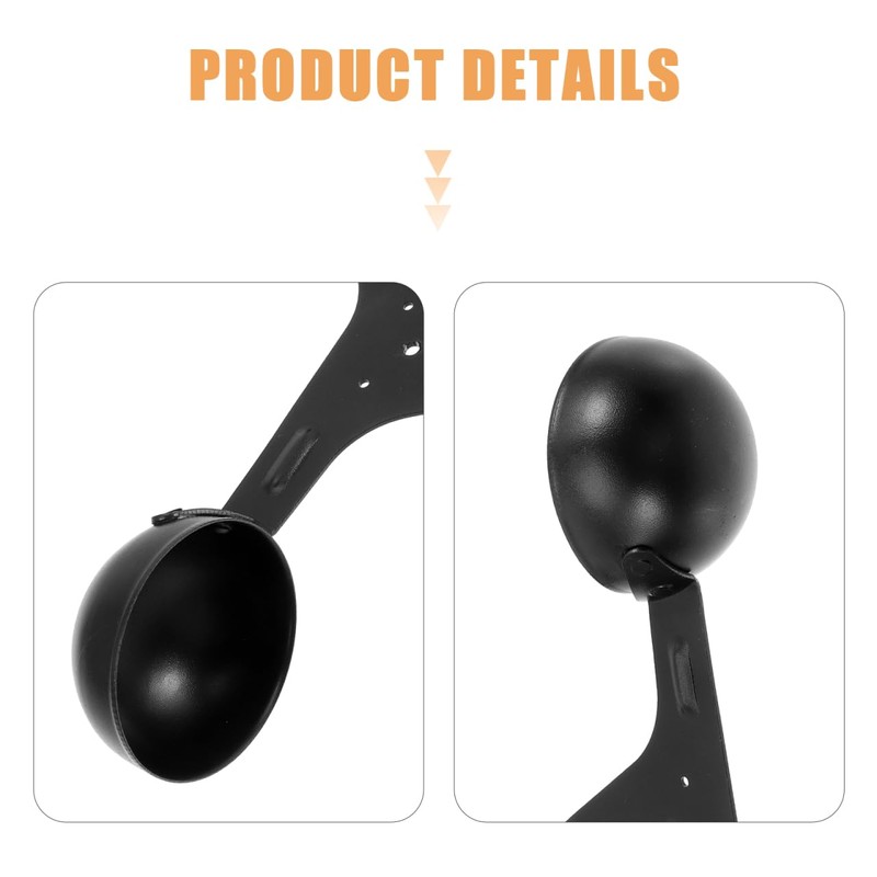 SUPVOX Aluminium Alloy Anemometer Wind Cups - Black, 6.69 Inch
