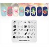 Nail Stamp Plate Summer Theme Picture Print Design Templates Nature