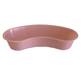 Comfort Axis 700 cc Kidney Shaped Rose Emesis Basin with Graduations Pack of 4