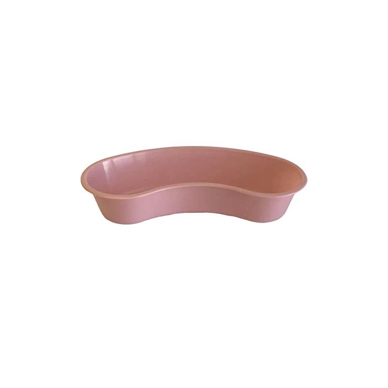 Comfort Axis 700 cc Kidney Shaped Rose Emesis Basin with