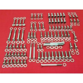 ALLOYBOLTZ - Pontiac 326 350 389 400 421 and 455 V-8 Stainless Engine HEX Bolt KIT