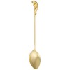 Takakuwa Metal Rubber Cast Cat Coffee Spoon, Gold 405572