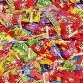 Bulk Candy Mix Variety 8Lb Pack - Individually Wrapped Assorted Sweets for Party Favors, Candy Buffets, Goodie Bags, Gifting, Piñata Fillers, and Office Treats