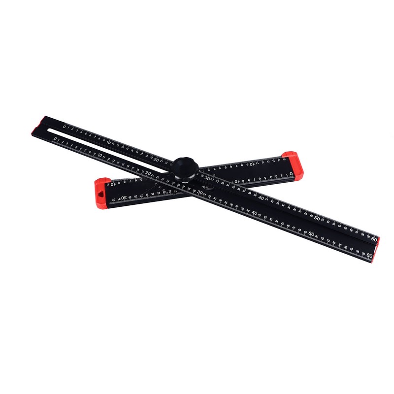 Adjustable T Square Measuring Tool for Layout 2 in 1