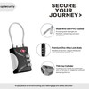 UP Security TSA Locks for Luggage, Small Combination Lock with