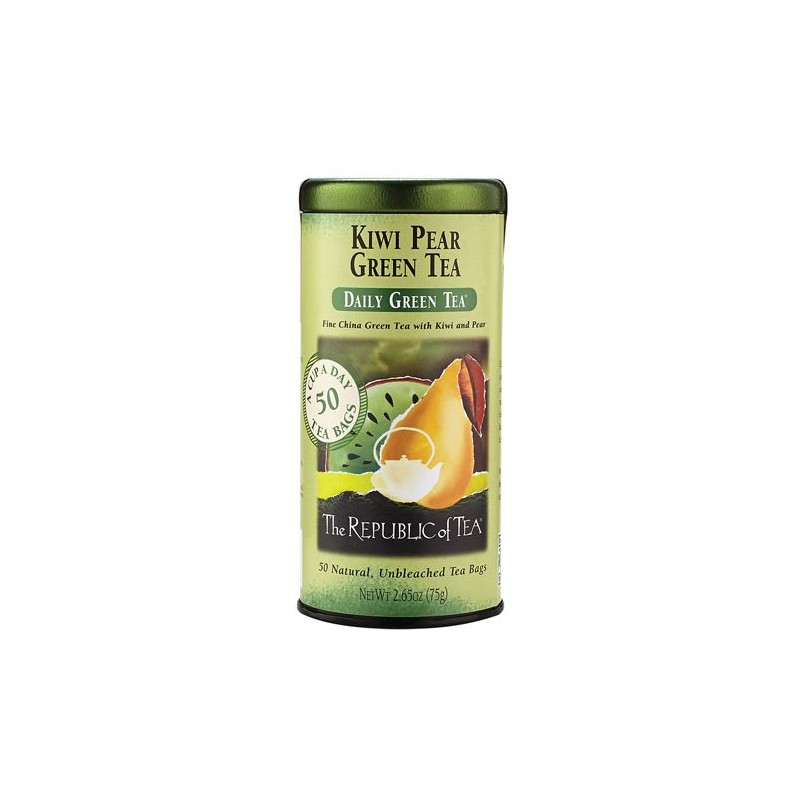 The Republic of Tea, Kiwi Pear Tea, 50-Count