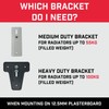 Bullfix Radiator Support Bracket Kit - Heavy Duty Plasterboard Fixings