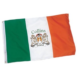 Collins Heavy Duty Outdoor Ireland Coat of Arms Flag - 3'x5'