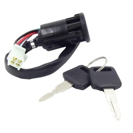 YCHOICEAUMO Ignition Starter On Off Switch Key Compatible with 50cc, 80cc, 90cc, 110cc 125cc 140cc 150cc 200cc 250cc Chinese ATVs, 125cc Apollo Dirt Bikes and Scooters, Pack of 2pcs