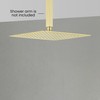 KIBI Cube 12 Inch Ultra Thin Metal Rainfall Shower Head