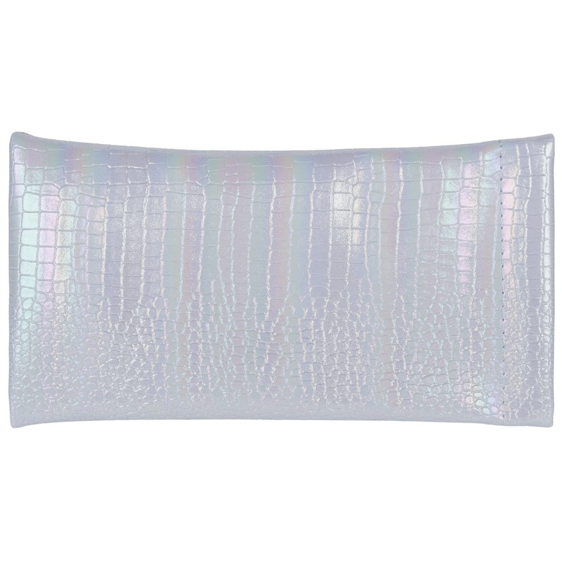 styleBREAKER Case for Sunglasses in Mother of Pearl Crocodile Look