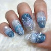 Mermaid Tail Handmade Nail Tips - Short Square / 머메이드
