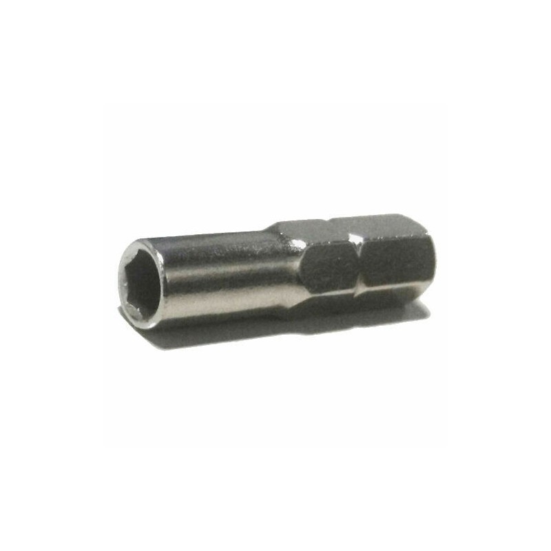 Precision 1/4" (6.35mm) hex shank to 4 mm driver socket