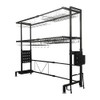 LGXEnzhuo Double-Layer Kitchen Sink Draining Rack Stainless Steel Storage Rack