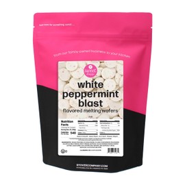 Sweet Shoppe White Peppermint Blast Flavored Melting Wafers, 2 pounds