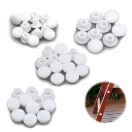 LUHOCIY Pack of 120 Cover Caps for Drill Holes, Plastic Cover Caps, Cover Caps for Screws, Good Fit, for Sofa, Bed Frame, Wardrobe, Bookcase, Cupboard (5 mm/6 mm/8 mm/10 mm)