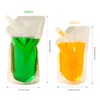 OHMAXHO Alcohol Pouches for Liquor,Reusable Drink Pouches for Adults Alcohol