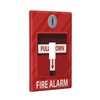 Fire Alarm Printed Light Switch Cover 1-Gang,Decorative Single Toggle Wall