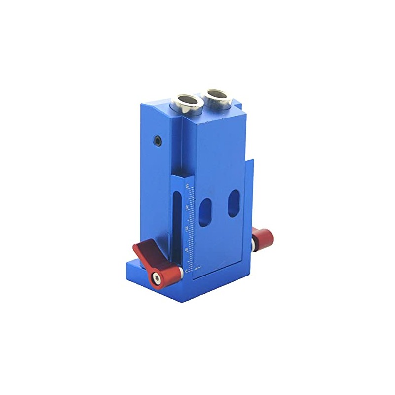 KATSU Pocket Hole Drilling Jig Kit with Step Bit Woodworking