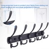 WEBI Coat Rack Wall Mount,Coat Hooks Wall Mount,5 Tri Hooks