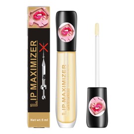 Natural Lip Plumper Lippen-Booster, Lip Volumizer Passion, Beseitigung von Trockenheitsfalten, Lip Plumping Balm Klarer Lipgloss,Macht die Lippen praller und hydratisierter 5 ml lipmask1 (1)