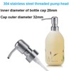 EasyULT 2 Pcs Liquid Soap And Lotion Dispenser Pump Replacement,