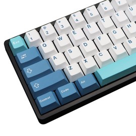 MOLGRIA Shoko Keycaps, 129 Set PBT Keycaps for Gaming Keyboard, Cherry Profile Dye Sublimation Keycaps with Puller for Gateron Kailh Cherry MX 104/87/74/61 60 Keyboard