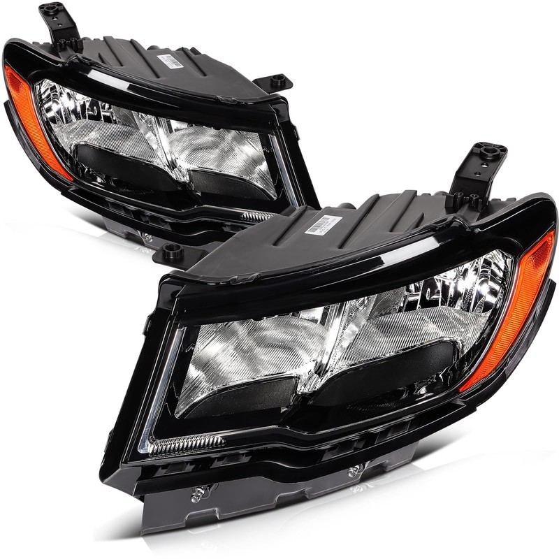 SELEAD Headlight Assembly Fit 2017-2021 for JEEP COMPASS Pair Headlights