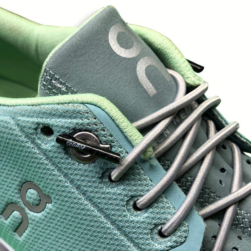 Leazy Round Elastic Laces For Hooking On, Rubber Shoelaces Without