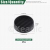 Keadic Non-Slip Rubber Caster Cups Assortment Set, Round and Square