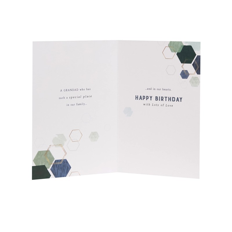Birthday Card For Grandad With Envelope - Sweet Design With