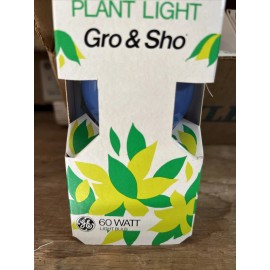 GE Vintage NOS General Electric GE Gro & Sho Plant Light Lamp Bulb 60W Watt 120V