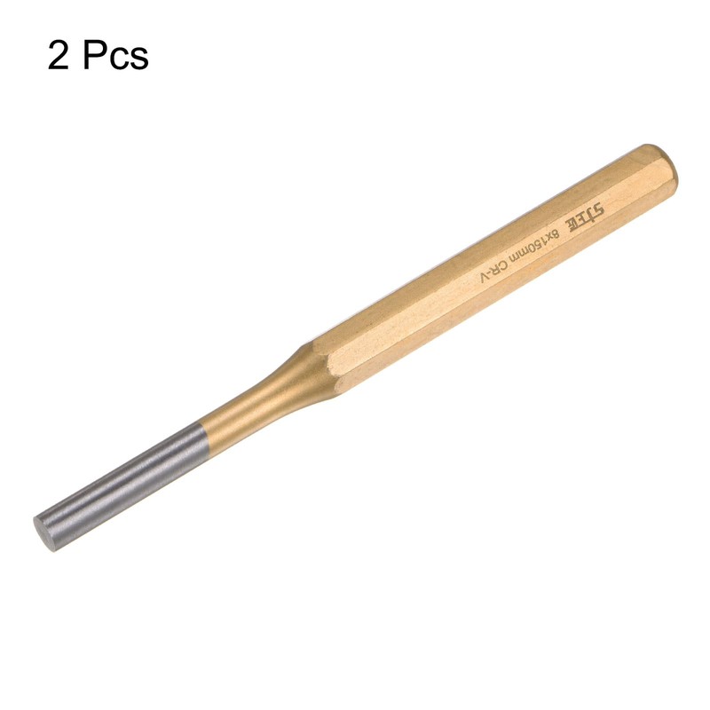 QUARKZMAN Line Pin Punch 8 x 150 mm CR-V Cylindrical